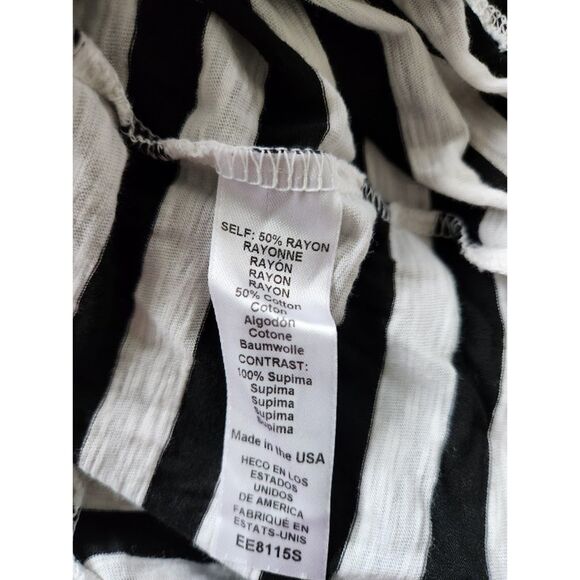Michael Stars Striped Tank In Black and White | Size S - Picture 7 of 10